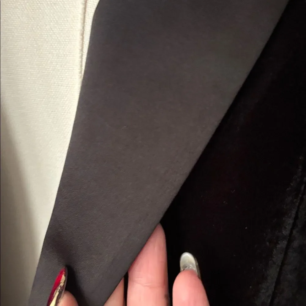 NWT Mango Elegant Black Velvet Blazer, S